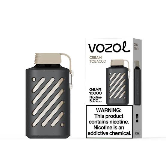 Vozol Gear 10000 Puff Cream Tobacco 